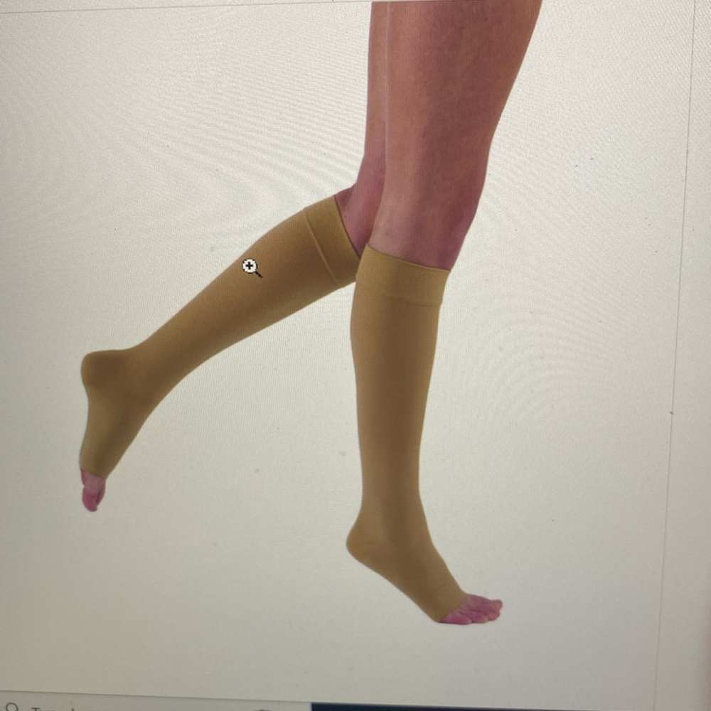 Unisex Bundle (3) Pair Of Toeless Compression Kne… - image 3